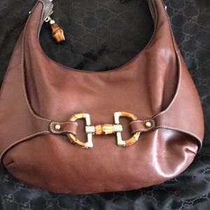 Gucci Leather Hobo Bag